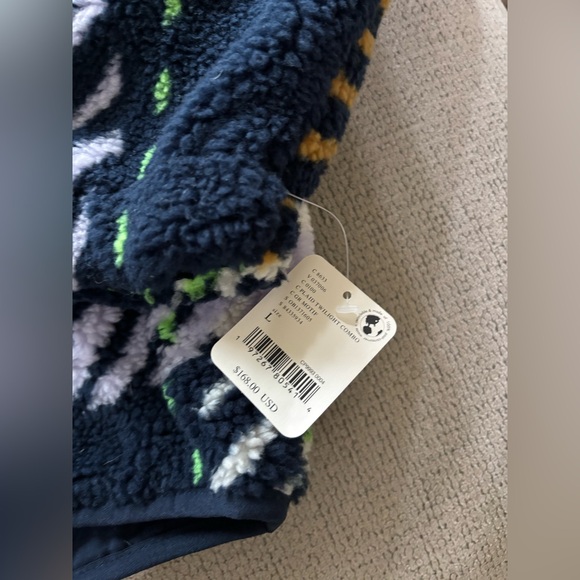 Free People Hit The Slopes Printed Pullover - Grey Plaid Twilight Combo - Picture 7 of 9